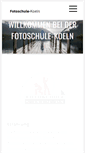 Mobile Screenshot of fotoschule-koeln.de